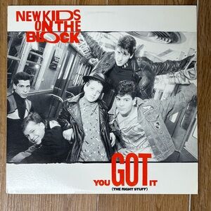 EX Cond New Kids On The Block NKOTB You Got It Right Stuff 12” Vinyl Single 1988